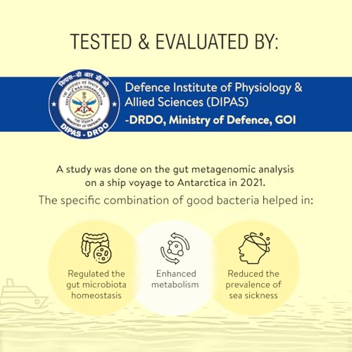 Image of Probiotics Supplement 5 Billion CFU (Pack of 1), Gut Health Supplements with Probiotic | Good for Digestion, Reduce Bloating l No Gluten & No lactose | Sugarfree 30 Sachet (1gm Each Sachet)