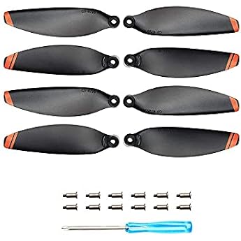 Genuine Mini 2 Propeller Replacement Low Noise and Quick Release Blades Orange Edge