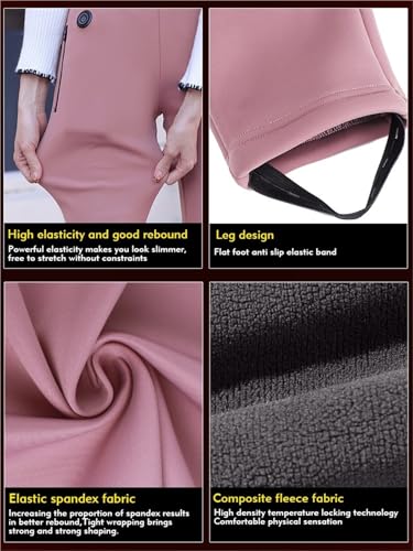 Heated Pants for Women, Heated Leggings Women, Heated Snow Hiking Pants, Winter Softshell Outdoor Trousers4