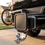 2" Trailer Hitch Cover [Reinforced Rubber Strap] Heavy Duty Rustproof Flat - Image 5