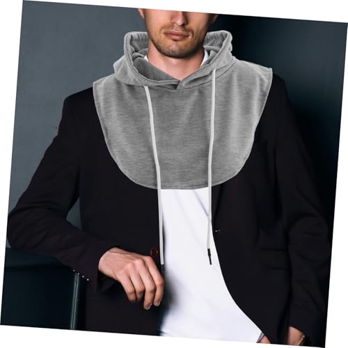 Hooded Fake Collar for Women Men's Attachable Hood Versatile Wear Easy to Match 6