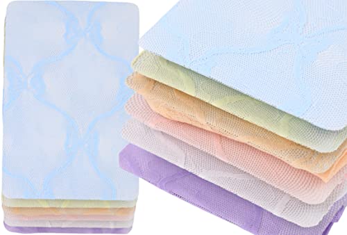 Tobeinstyle Girls Pack Of 6 Butterfly Print Lace Pantyhose - Assorted - Large #TOP4