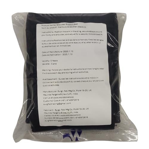 Wonder Care Linke rechte Schulter Wegfahrsperre Armschlinge Elastische Bandage für Schlüsselbein Luxation Schulterstabilisator Kompressionsbandage nach Operationen an der Rotatorenmanschette