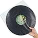 Zonon 100 Pieces LP Inner Sleeves 12 Inch Vinyl Record Sleeves Proper Protection Anti Static Round Bottom for Long Playing Collections