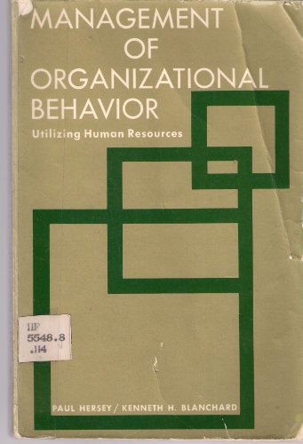 Management of Organizational Behavior: Utilizin... 0135486440 Book Cover