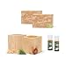 Produktbild Zirbenwürfel-Set Doppelpackung mit 2x10ml Bio-Zirbenöl und 2x10g Zirbenspäne - ca. 7x7x8cm Würfel aus Zirbe