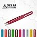 Delta Tweezer Eyebrow Tweezers for Women Facial Hair Pinzas Para Cejas Professional Stainless Steel Ingrown Facial Hair Removal Tweezer Men & Beauty & Personal Care Tools (1, Brown)