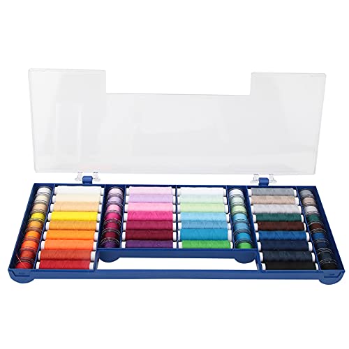Kit de 64 hilos de coser de poliéster con estuche miniatura 4