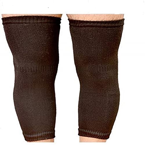 New Vastra Lok Black Color Woolen Leg Warmer Knee Warmer Woolen Knee Cap for Men and Women 1