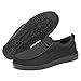 VikoViren Steel Toe Shoes for Men Slip On Safety Work Shoes Non Slip Puncture Proof Indestructible Lightweight Steel Toe Loafers Comfortable Construction Sneakers All Black M10.5