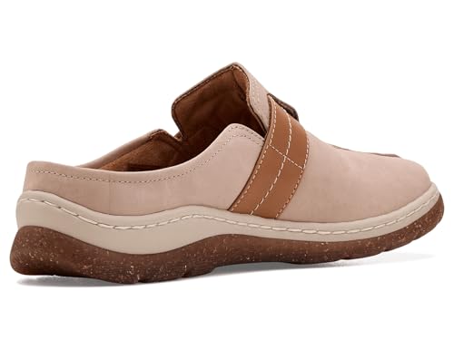 Clarks Clarks Womens Orlene Clogs Taupe Nubuck 9 Medium