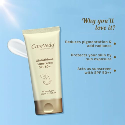 Image of Glutathione Sunscreen SPF 50++ Enriched with Hyaluronic & Kojic Acid For All Skin Types 50gm