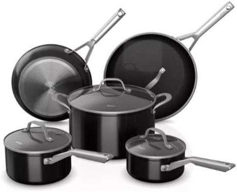 Ninja Foodi Never Stick 9pc Nonstick Cookware Set (9, Black) - Thumbnail 2