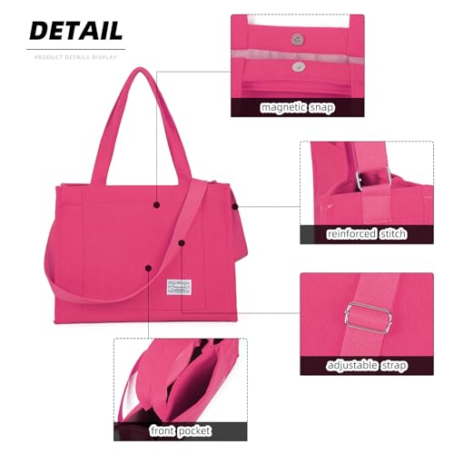 Image of Valleycomfy Corduroy Tote Bag for Women Travel Crossbody Bag Purse Women Shoulder Bags Work Handbags Everyday Hobo Bag
