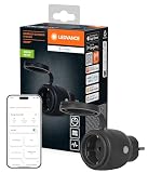 LEDVANCE SMART+ MATTER Outdoor Plug, enchufe exterior compacto con control de consumo de energía, controlable a través de Matter over WiFi, compatible con Alexa, Google Home y Apple, paquete de 1