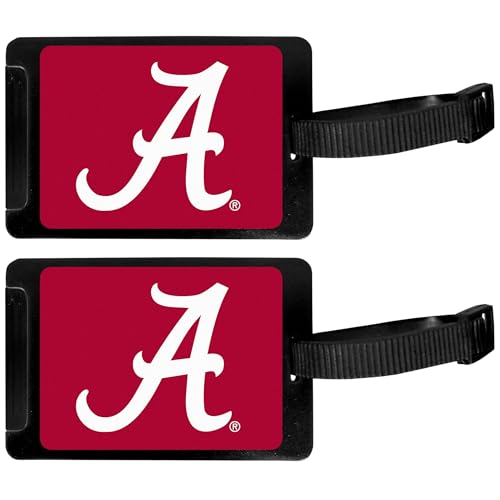 Étiquettes de bagage Alabama Crimson Tide lot de 2 Siskiyou robustes et visibles