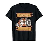 Dungeon Crawler Fantasy Adventure Cleric Design for Roleplay T-Shirt