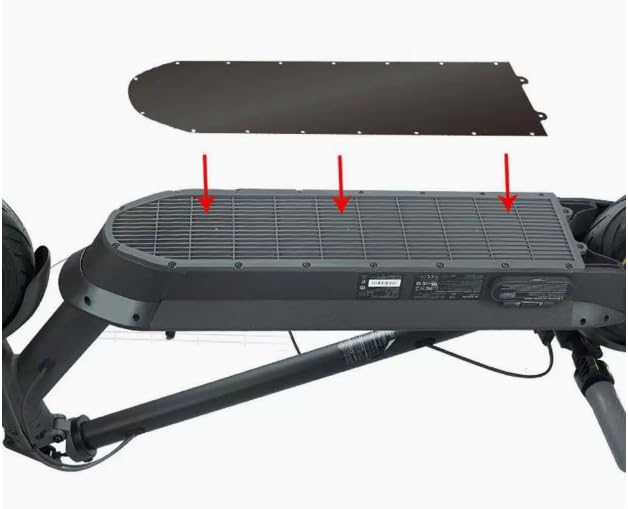 Topyond Piastra Batteria Inferiore per Scooter Elettrico, Battiscopa Batteria per Scooter Elettrico, Plastica, Coperchio Batteria Inferiore Impermeabile Accessorio Scooter per Ninebot Max G30