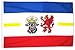 Produktbild MM Mecklenburg-Vorpommern Flagge/Fahne, 150 x 90 cm, wetterfest, mehrfarbig, 16195