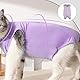 Katzenbody Nach Op Kastration Katze Professioneller,Katzen Body für Katzen Operation,Erholungsanzug Katzenbekleidung,Anzug Bauchwunden,Atmungsaktiver Katzengeschirr,Katzenpullover Medical Pet
