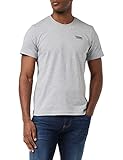 Rundhalsausschnitt Tommy Jeans Herren TJM Regular Corp Logo C Neck T-Shirt, Lt Grey Htr, S
