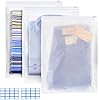 30 Pièces Pochette Voyage Sachet Plastique Zip 30x40c Etanche Sac De
