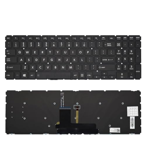 �T�e���C�g Radius P50W P55W-B P55W-C L50-B L50-C L50D-B L55-B L55C S50-B AEBLYU01010 �ƌ݊����̂���o�b�N���C�g�t���L�[�{�[�h(US Original Backlit)