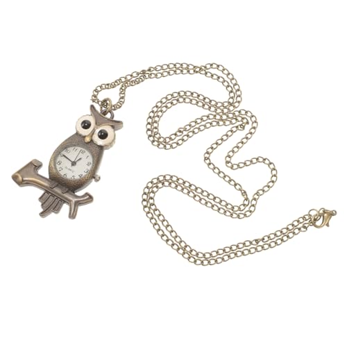 TENDYCOCO Acessórios para relógio de bolso, colar, estilo vintage, relógio de bolso, com corrente, r