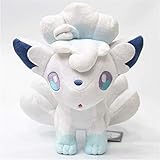 N/D Peluches de Hielo Ice Vulpix Peluches Japón Anime Animal Elfos Peluches de Felpa Suave Juguetes para niños Regalo Garra Máquina Muñeca 30Cm