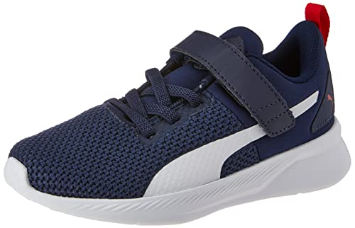 Tênis de Corrida Puma Flyer Runner V PS BDP Criança-Unissex, marinho, branco e vermelho, 31