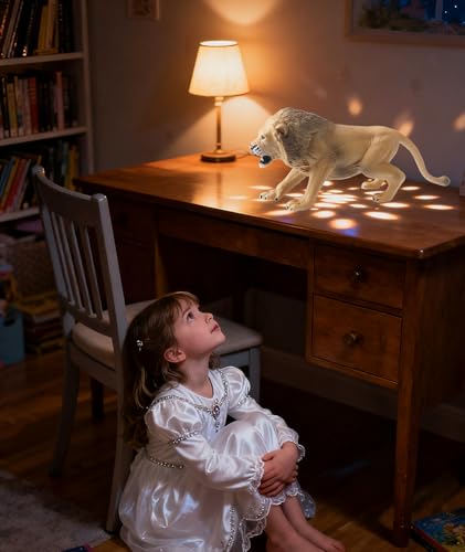 Image of Lion King Toys, Animal Toys, Realistic Roaring Lion Statue, Durable Animal Figure for Cake Decor, School Projects, Home Decor, Collectible Display