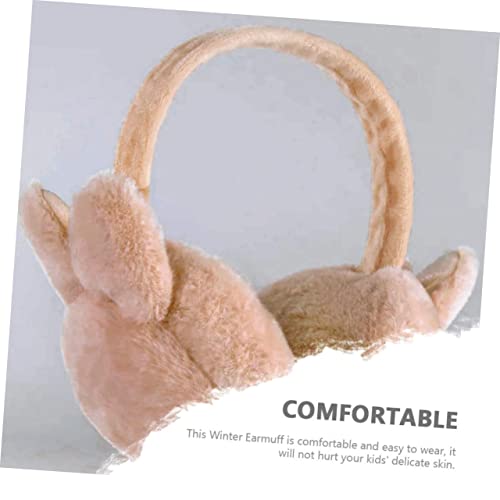 BESPORTBLE Foldable Bunny Earmuff for Winter Cute Rabbit Ears Ear Warmers Soft Plush Warmth for Outdoor Cycling Cold Weather3