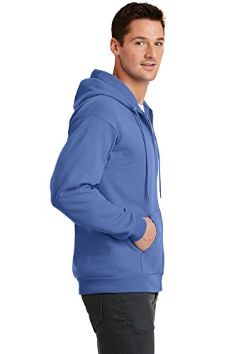 Moletom masculino com capuz Port & Company clássico e leve