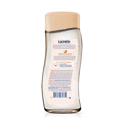 Sabonete Líquido Íntimo Lucretin Hidrata 200Ml, Lucretin