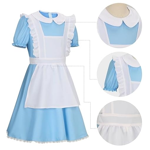 SOLOTIMES Kids Alice Costume - Image 8