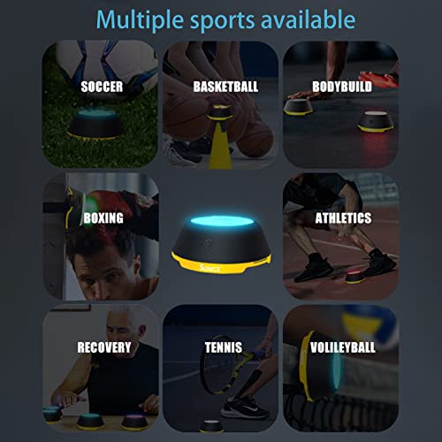 MAYKEA Flash Reflex e Reaction Training LED Light, per Migliorare Il Tempo di Reazione, Il Fitness, la velocità e L'agilità, Adatto per Basket, Calcio, Boxe, ECC,4