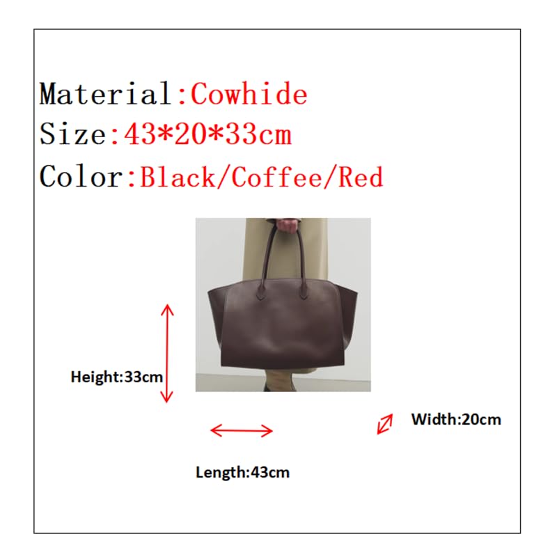 Cowhide Bag Minimalist Retro Tote Bag Niche High-end Genuine Leather Handbag Women2