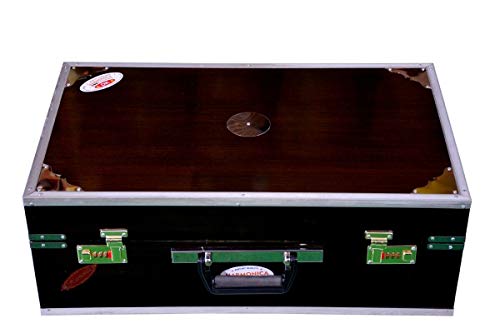 Naad Ns-116 Handmade Portable 3.5 Octave 9 Stopper Laying Style Harmonium Baja With Coupler #TOP6