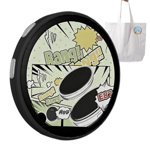 Badge magnétique numérique avec écran intelligent 4,3 cm et connexion Bluetooth sans fil