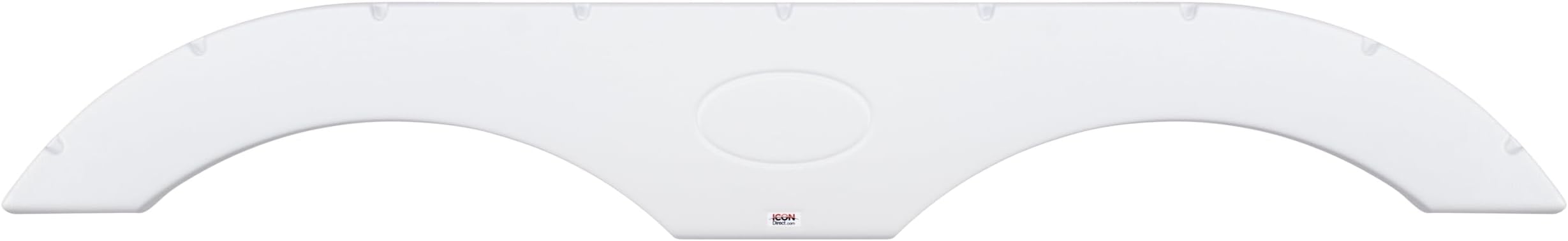 ICON Tandem Axle RV fender skirt FS1770 for Crossroads, Dutchmen, Forest River, Keystone, Palomino, KZ, Heartland, Skyline & more - 69 3/8" x 9 1/2" overall measure, Polar White