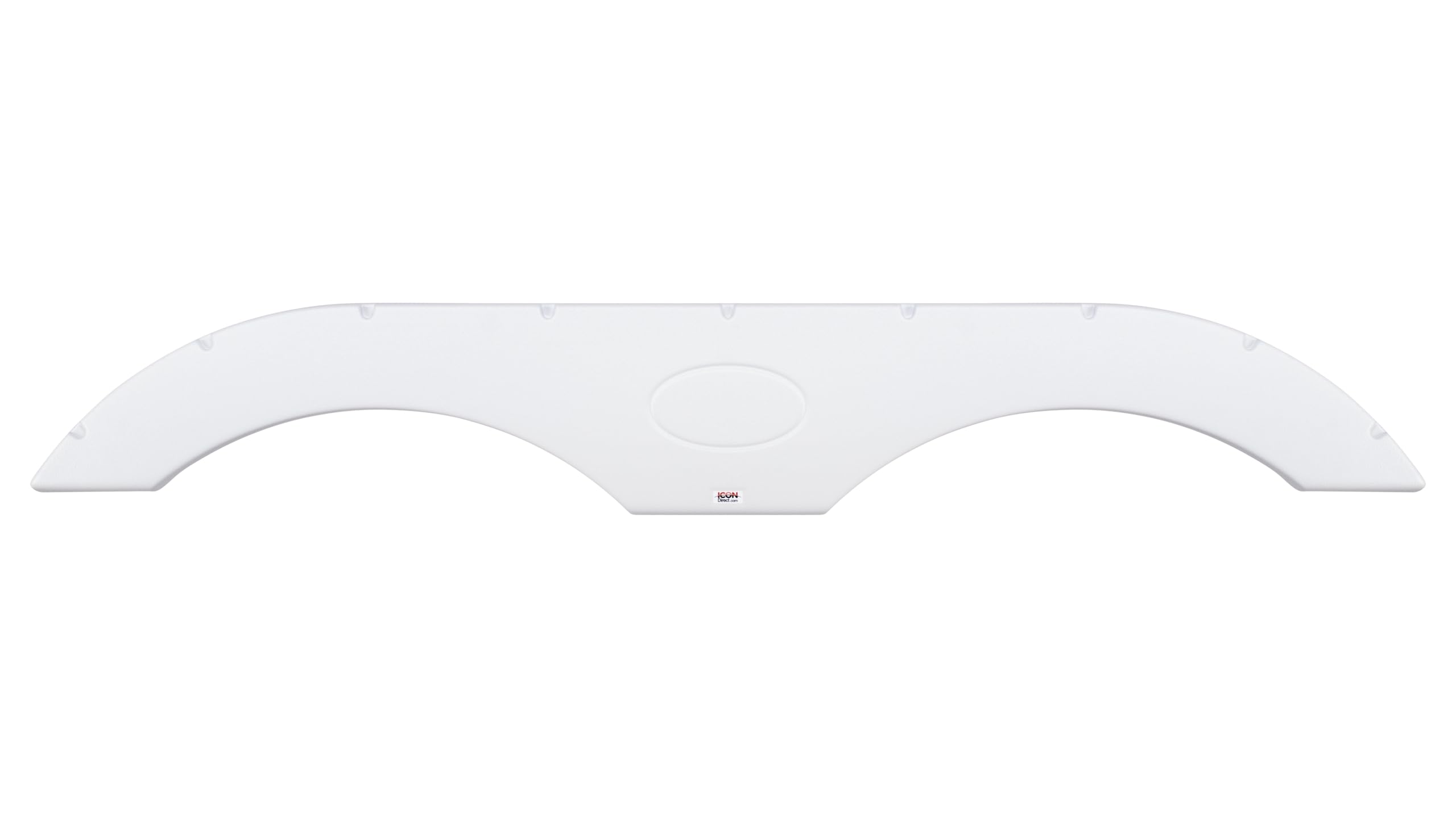 ICON Tandem Axle RV fender skirt FS1770 for Crossroads, Dutchmen, Forest River, Keystone, Palomino, KZ, Heartland, Skyline & more - 69 3/8" x 9 1/2" overall measure, Polar White