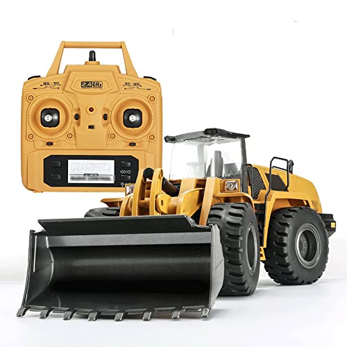 NAMFXH Coche de carga grande Carga de control remoto Modelo de coche de juguete / 1:14 Vehículo de ingeniería RC / 2.4G Coche de construcción RC multifunción Regalo de cumpleaños de Navidad para niños Cover