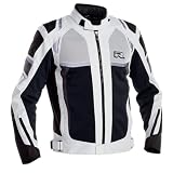 Richa Airstorm veste textile de moto imperméable, hellgrau/schwarz, L