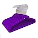 Kids Velvet Hangers Non Slip Space Saver - Purple/Violet - 30 Pack