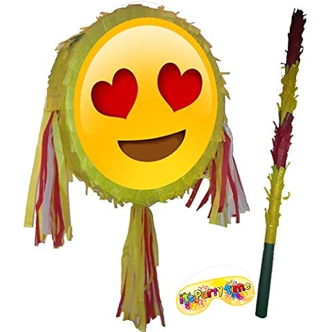 Boogie Woogie Heart Eyes Emoji Pinata Cover