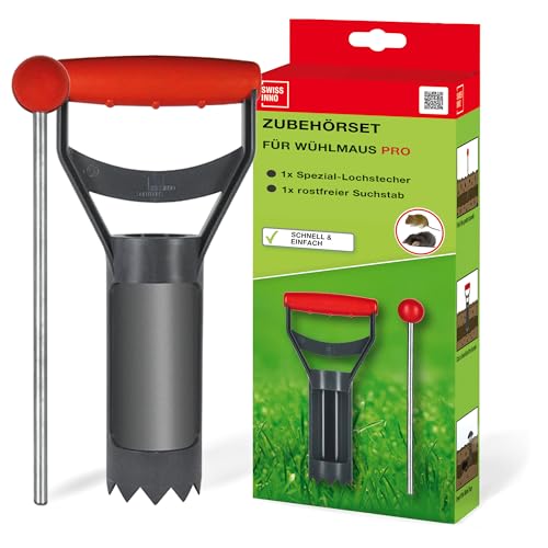 SWISSINNO Zubehör-Set für Wühlmaus-Falle
