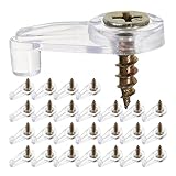 Disponibilité à échelle : grâce aux clips de fixation pour verre, vous disposez d’un grand nombre de clips pour portes d’armoires, adaptés aux installations ou rénovations importantes, que ce soit à domicile ou dans les espaces commerciaux