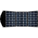 Datos técnicos de un vistazo: tensión del módulo (Pmax): 36 V. Corriente del módulo (Imp): 3,2 A. Voltaje de circuito abierto (Voc): 43,2 V. Corriente de cortocircuito (Isc): 3,33 A. Dimensiones abierto: 560 x 1320 x 8 mm. Dimensiones cerrado: 560 x 440 x 20 mm. Coeficiente de temperatura: -0. 30%/℃. Potencia de coeficiente de temperatura: -0,393 %/℃