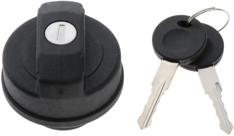 for VW for Beetle for Caddy Car Fuel Tank Locking Fuel Cap with 2 Keys Car Fuel Tank Cap Cover Replacements Car Fuel Tank Caps