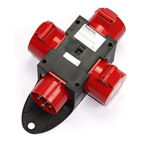 Building Site Distribution Board 16A 3 x 400V Cover